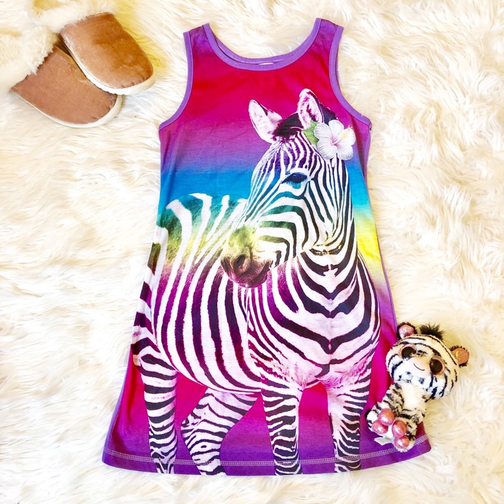 Adorable girls sleeveless nightgown, sz 7/8